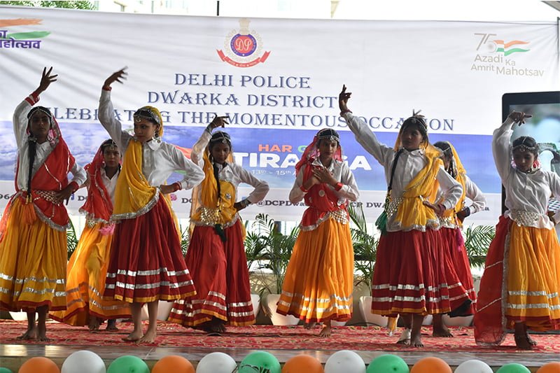 12th Aug Cultural Program Delhi Police Dwarka District Sec-19