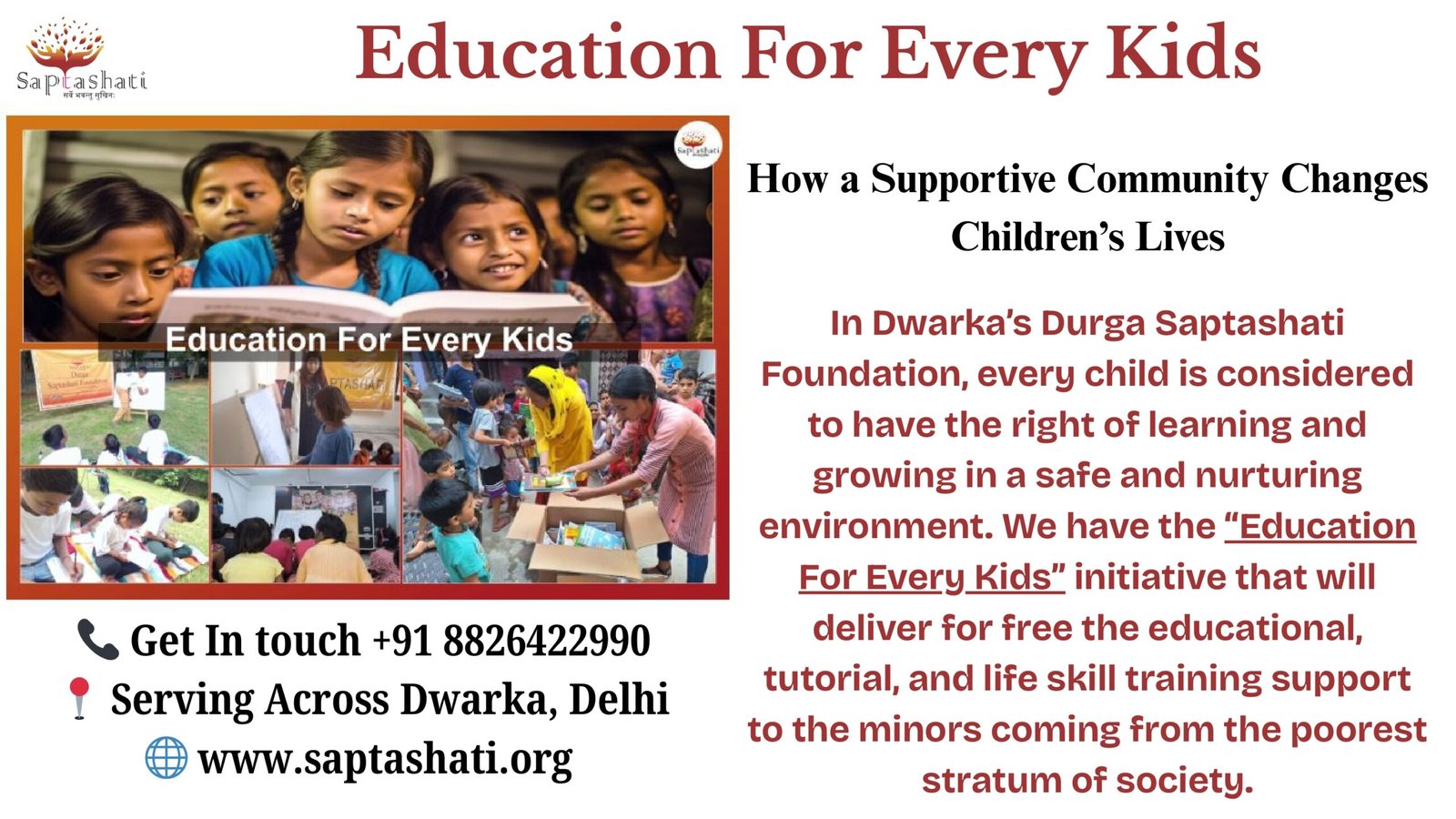 Education For Every Kids In Delhi
